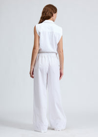 Chemise à lacets Fiona ultra-légère - Opticwht