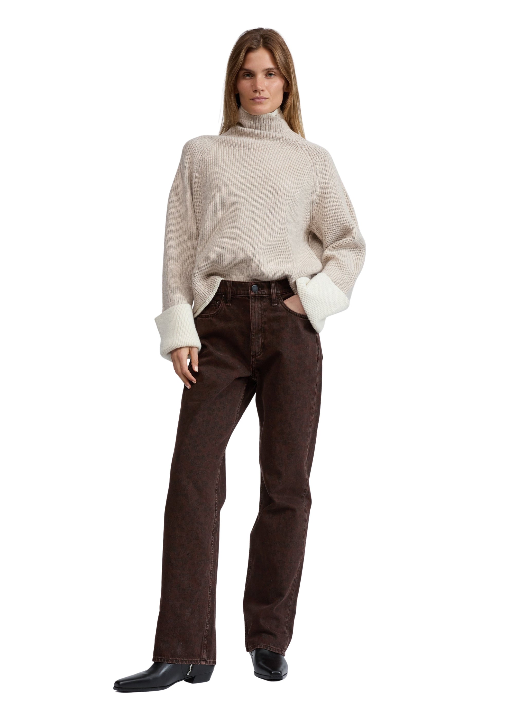 Pantalon droit Shea - Leopard