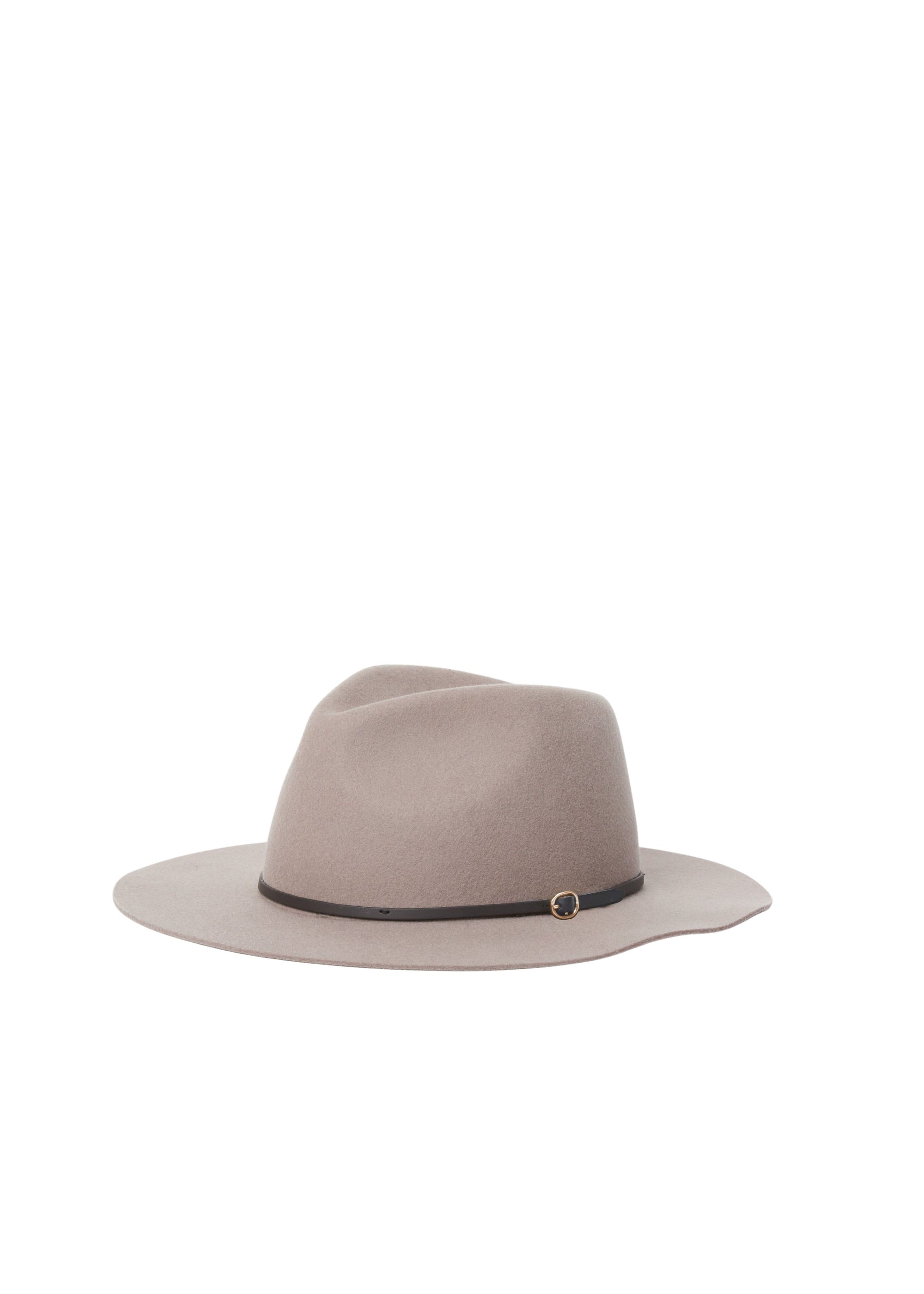 Chapeau fedora en feutre Audrey - Taupe