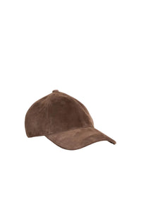 Harlow suede baseball cap - Brown