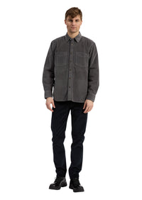 Chemise CPO en velours côtelé - Slate