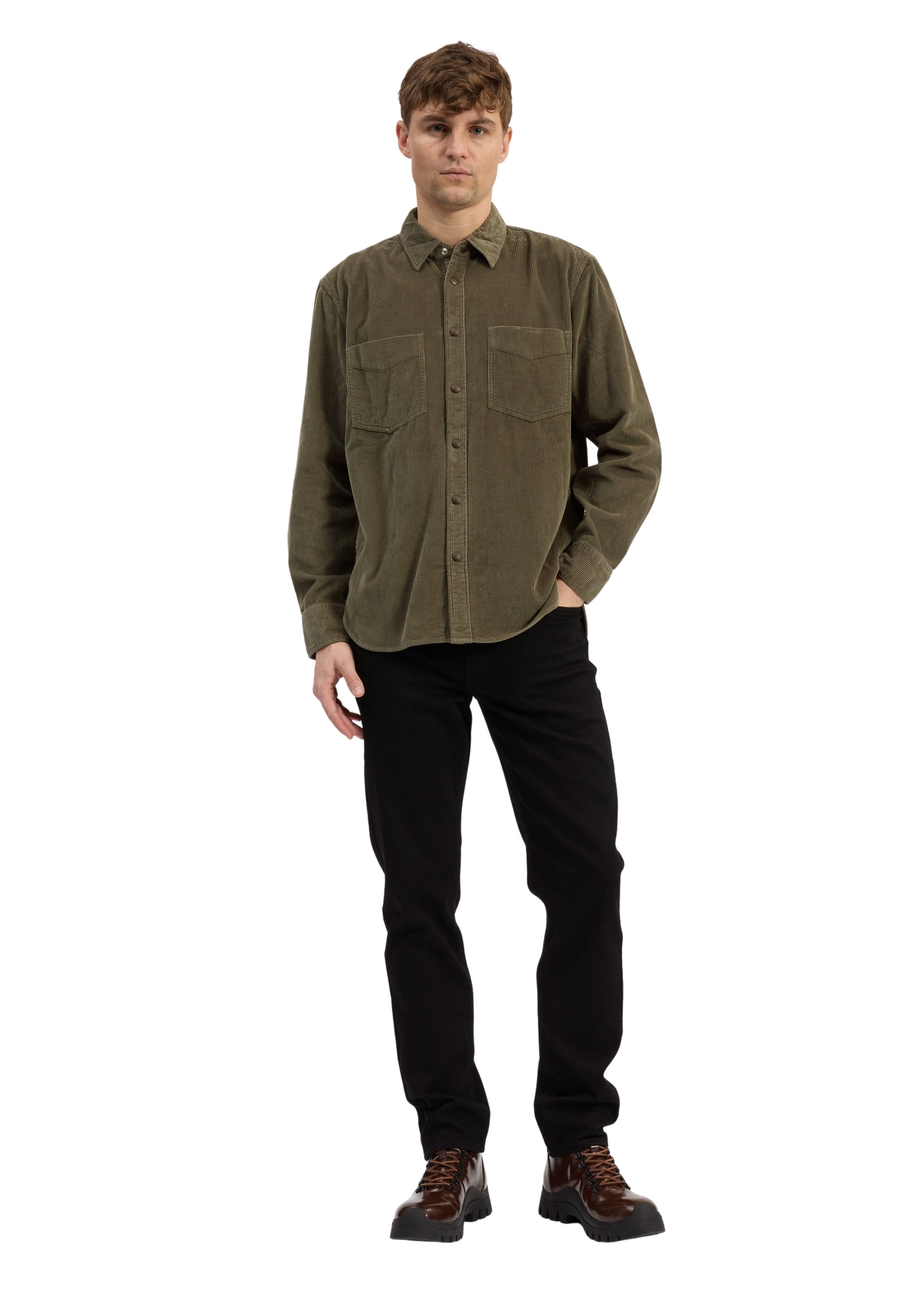Chemise CPO en velours côtelé - Dkgrn