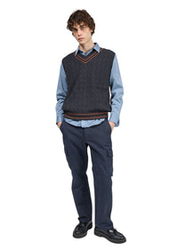 Pantalon cargo à chevrons Fit 4 - Sal