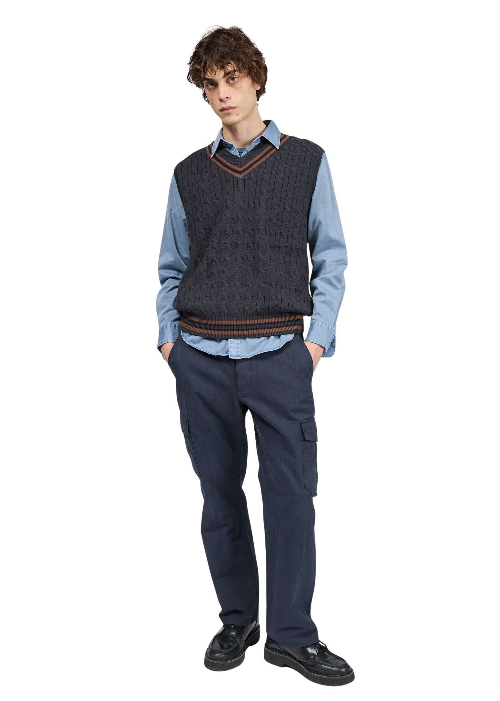 Pantalon cargo à chevrons Fit 4 - Sal