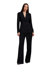 Pantalon Bennett en crêpe japonais - Noir