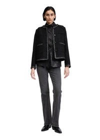 Veste en tweed Mirabelle - Noir