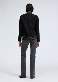 Veste en tweed Mirabelle - Noir