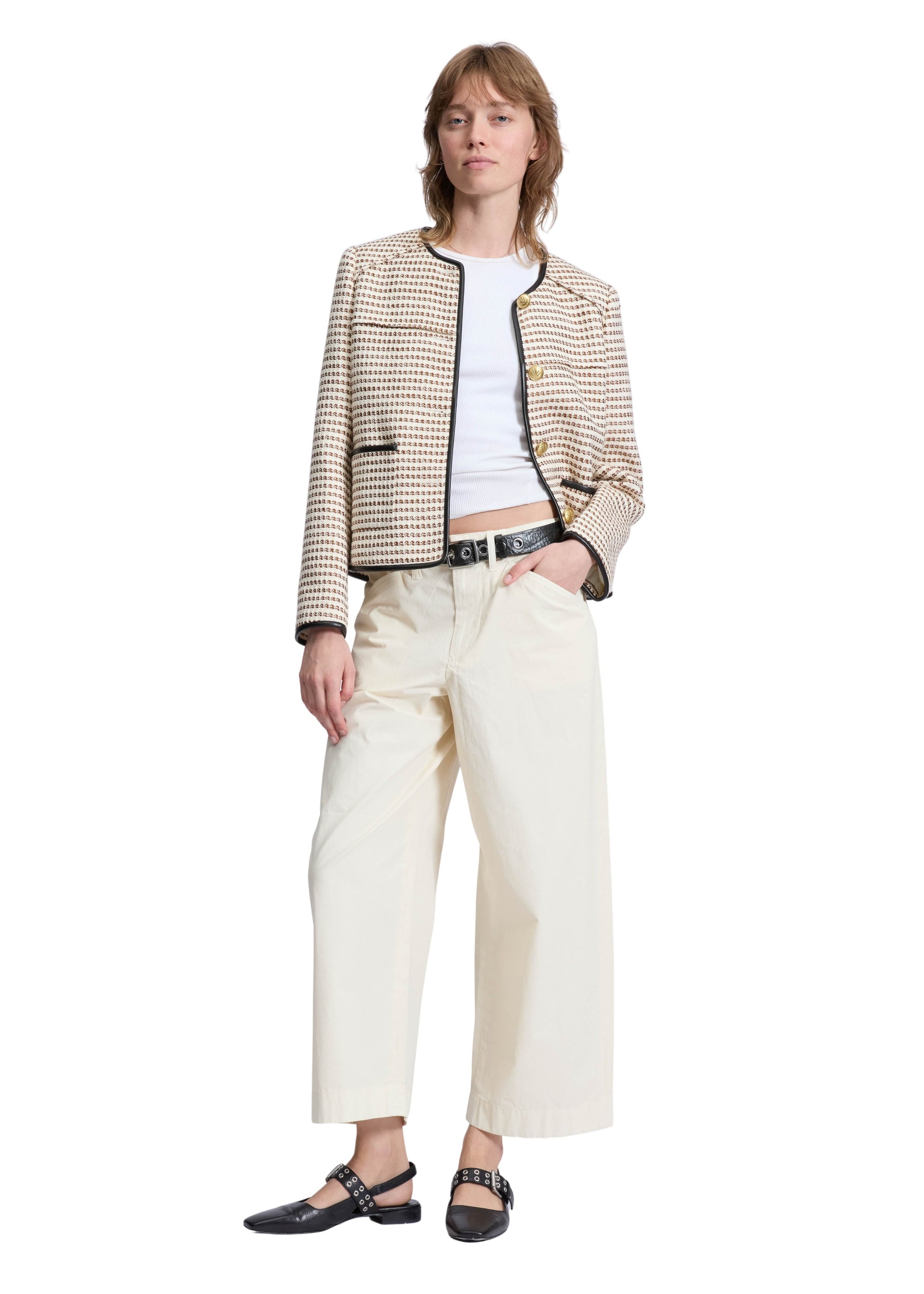 Veste en tweed Mirabelle - Ivorymult