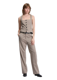 Gilet en laine italienne Mariana - Camelpld