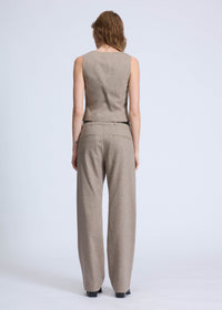 Gilet en laine italienne Mariana - Camelpld