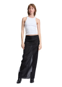 Jupe en organza Annebet - Noir