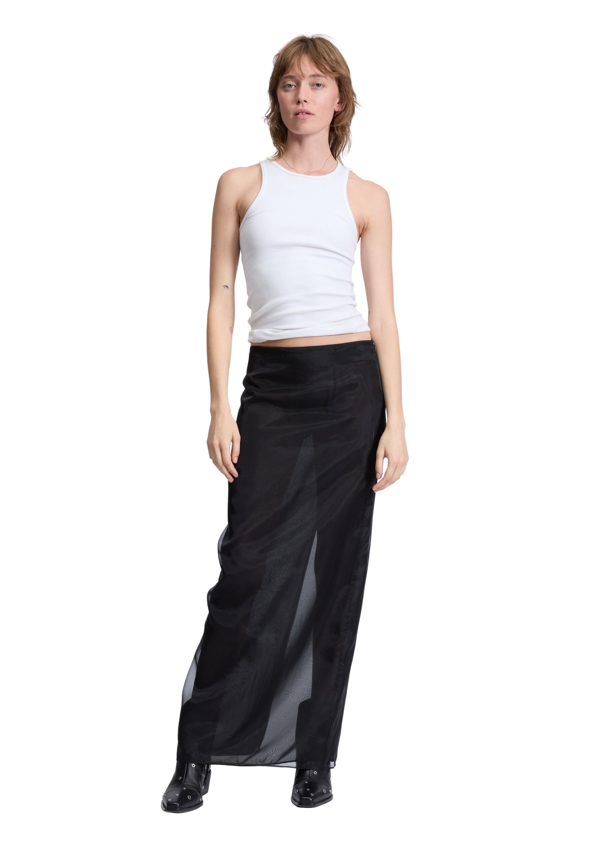 Jupe en organza Annebet - Noir