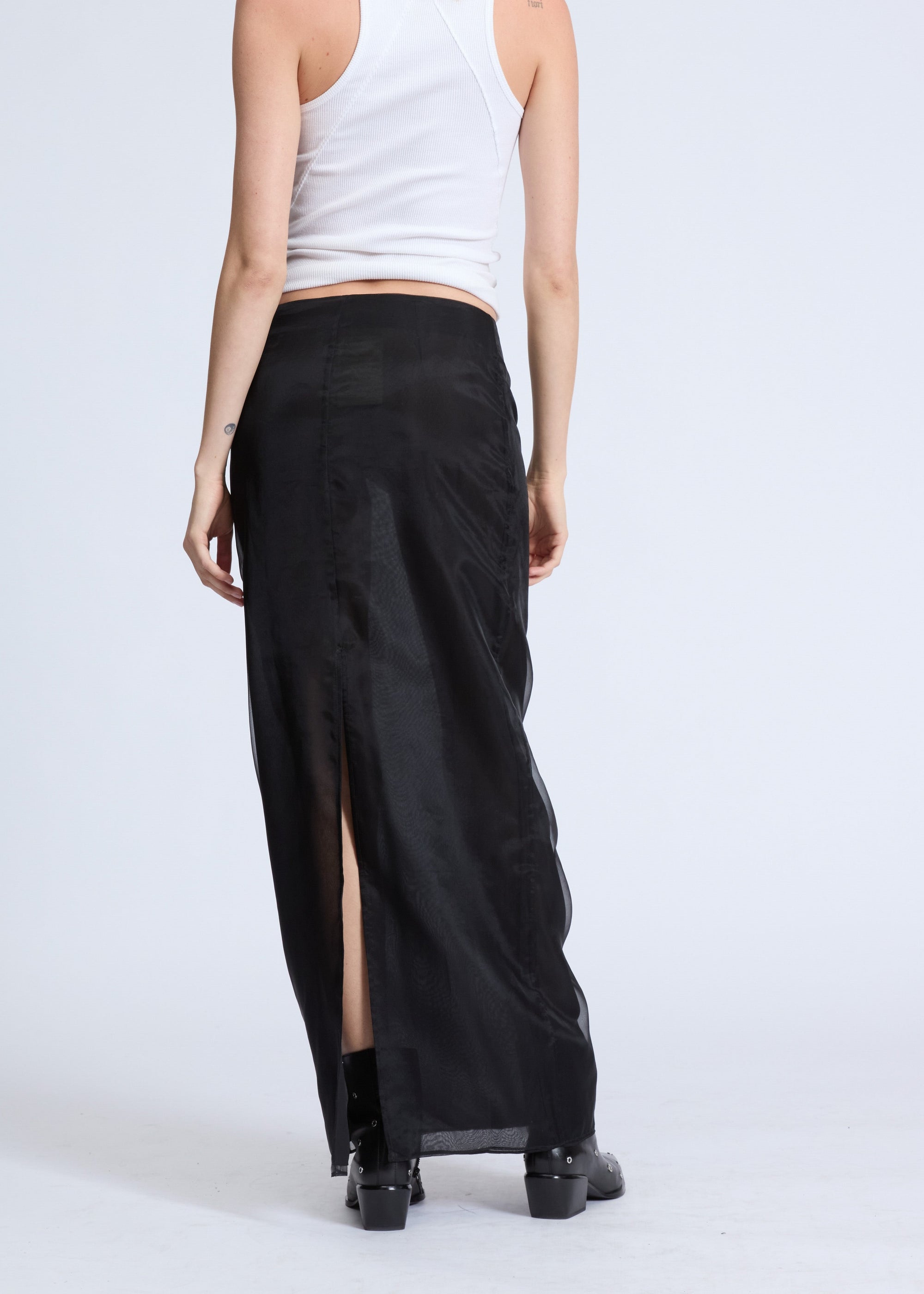 Jupe en organza Annebet - Noir