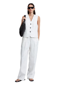 Gilet en lin Erin - Whtstripe