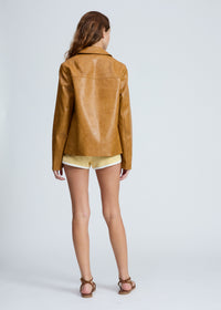 Veste en simili cuir Jordie - Camel