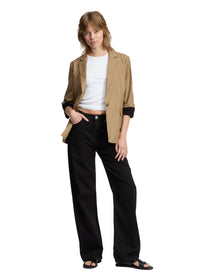 Blazer en lin à manches courtes Jennie - Mutedbrown