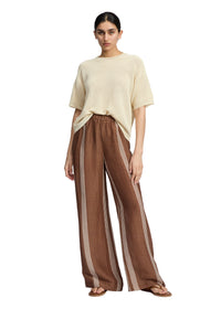 Pantalon en lin Olivia - Brwstripe