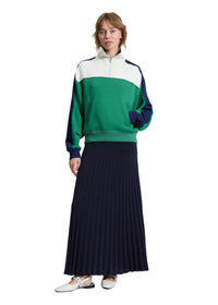 Pull de sport vintage en éponge à demi-zip - Greenmult