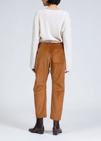 Pantalon en velours côtelé Leyton - Chestnut