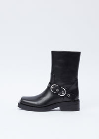 Bottes Jax Moto à boucles - Noir