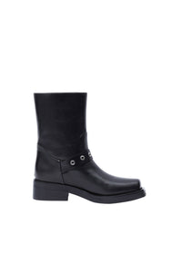 Bottes Jax Moto à boucles - Noir