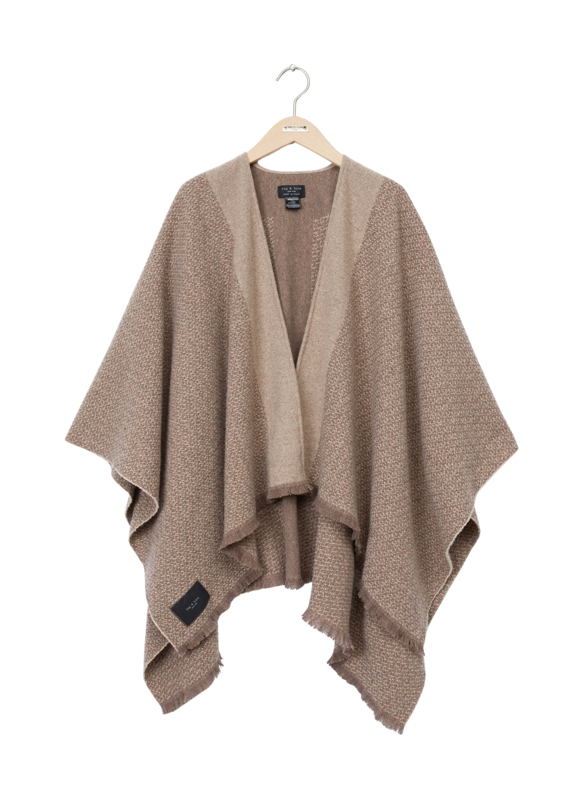 Poncho réversible Joni en tweed - Wlntbisc