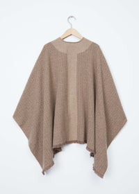 Poncho réversible Joni en tweed - Wlntbisc