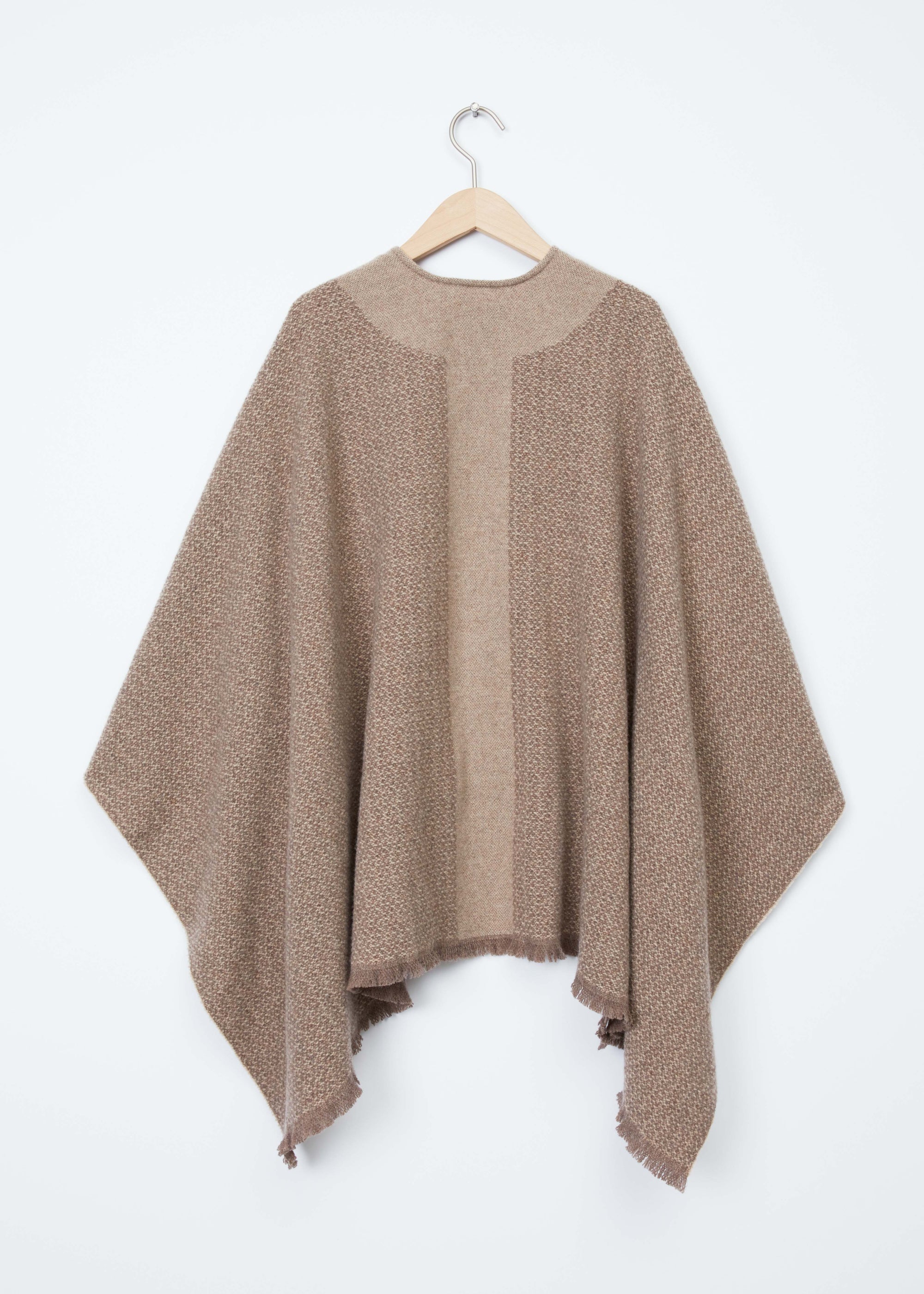 Poncho réversible Joni en tweed - Wlntbisc
