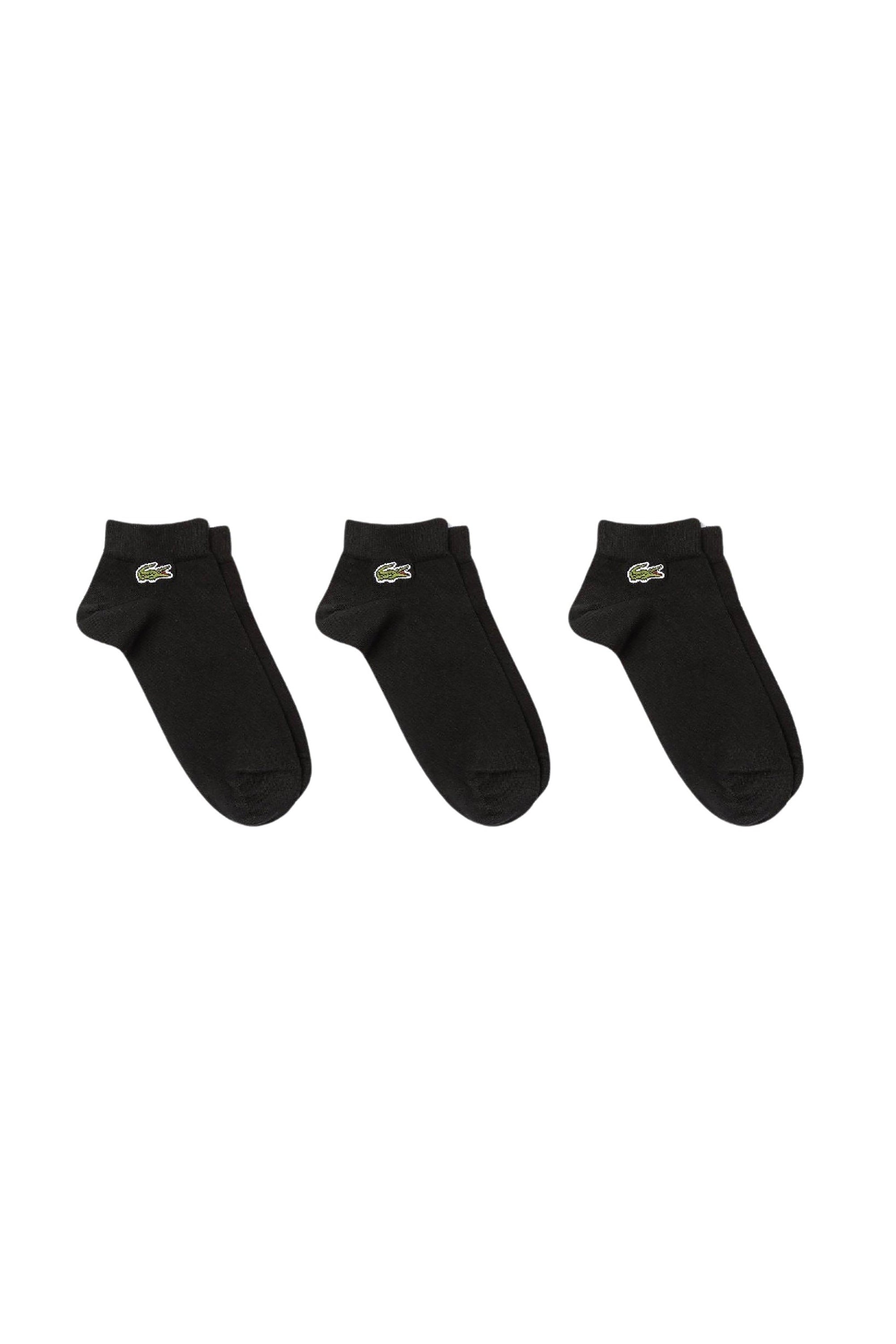 Low socks with logo - Black & Black