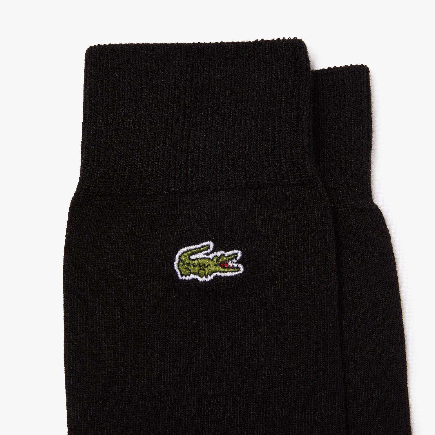 High socks with logo - Black