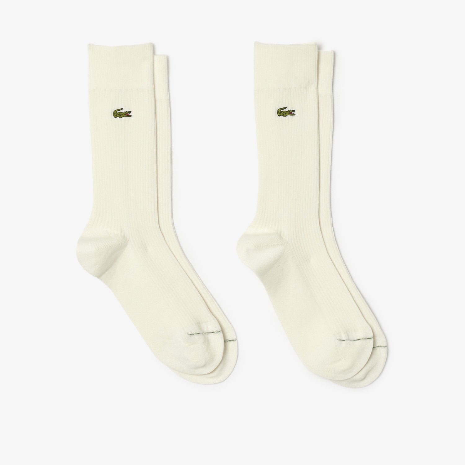 Set of 2 pairs of ribbed socks - Flour
