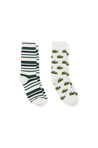 Chaussettes - Farine & Vert-Marine