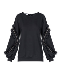 Pull Racilia à volants - Black