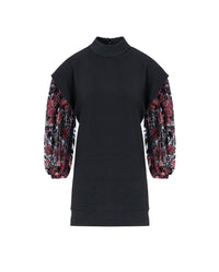 Robe Rafaela à détails brodés - Black