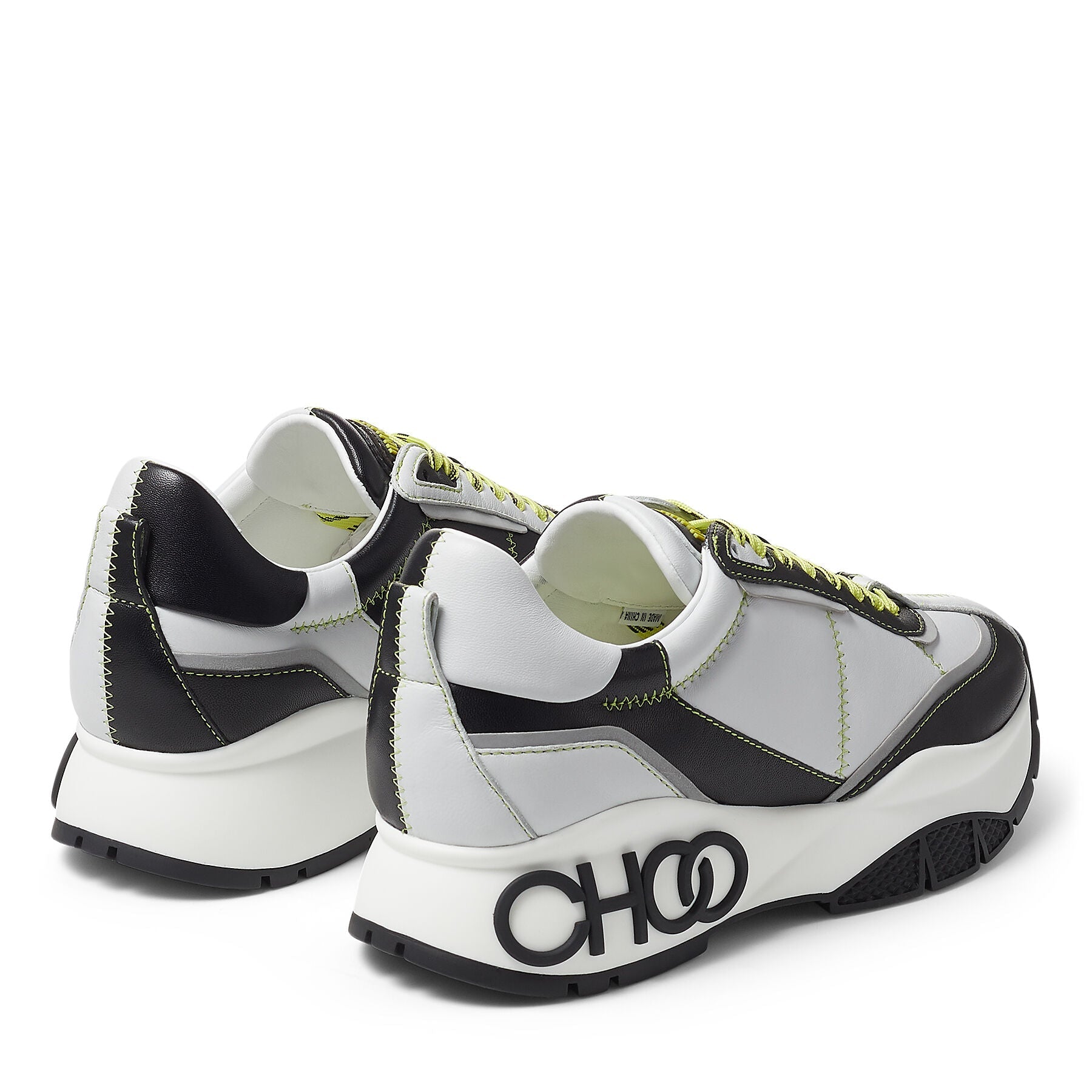 Sneakers Raine en cuir - White & Black