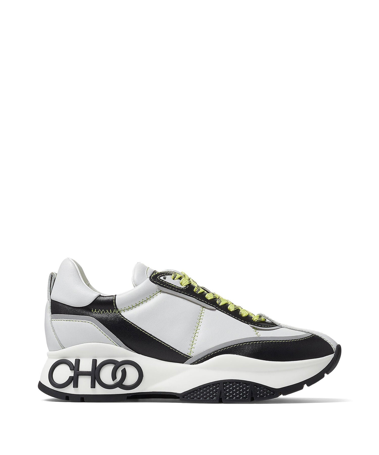 Sneakers Raine en cuir - White & Black
