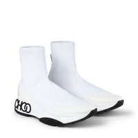 Sneakers Raine en étoffe stretch - White