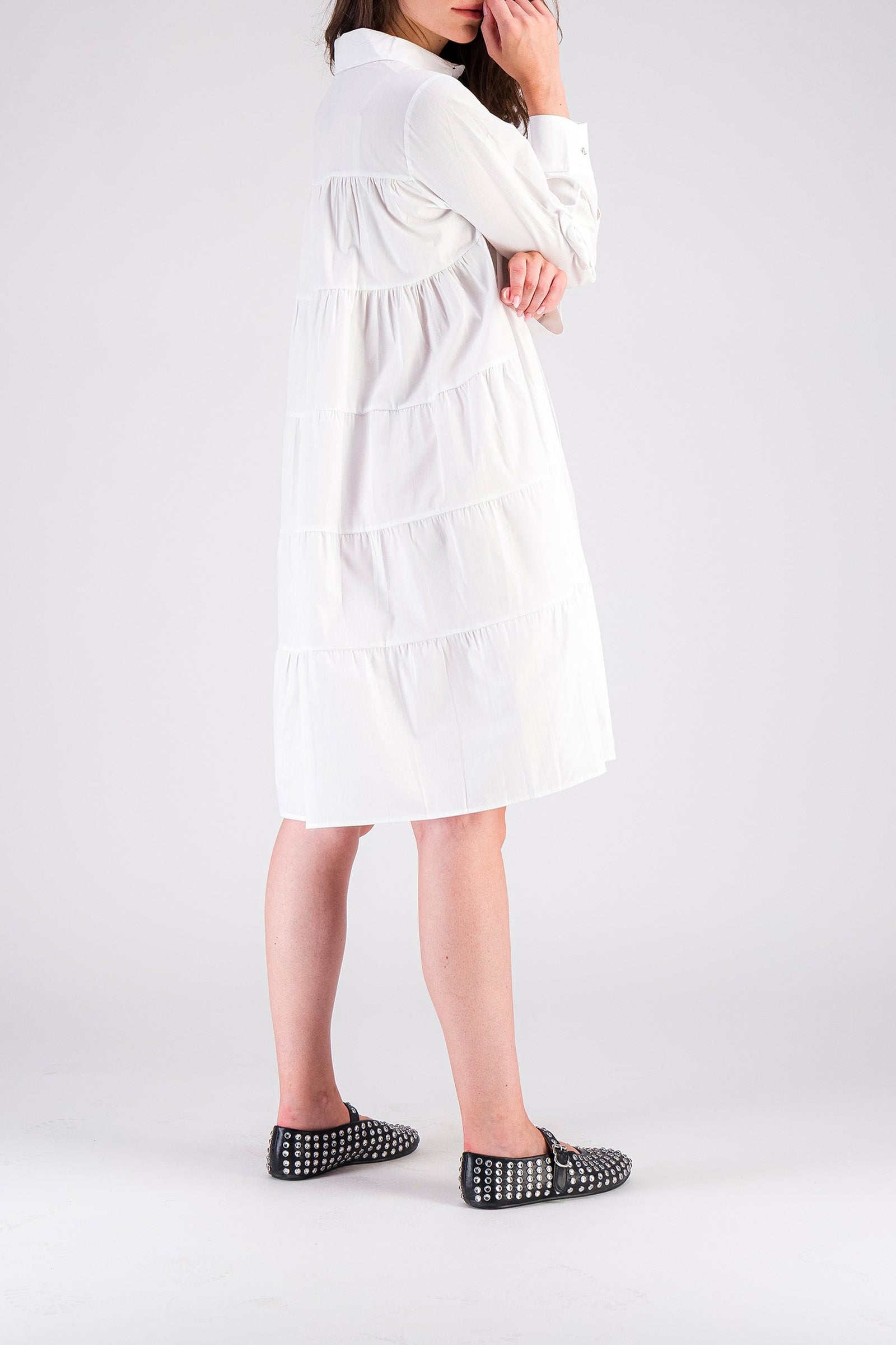 1 QTY NEW ROBE LONGUE BRODERIE ANGLAISE