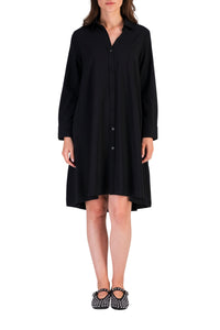 Mex short shirt dress - Black