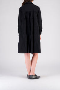Mex short shirt dress - Black