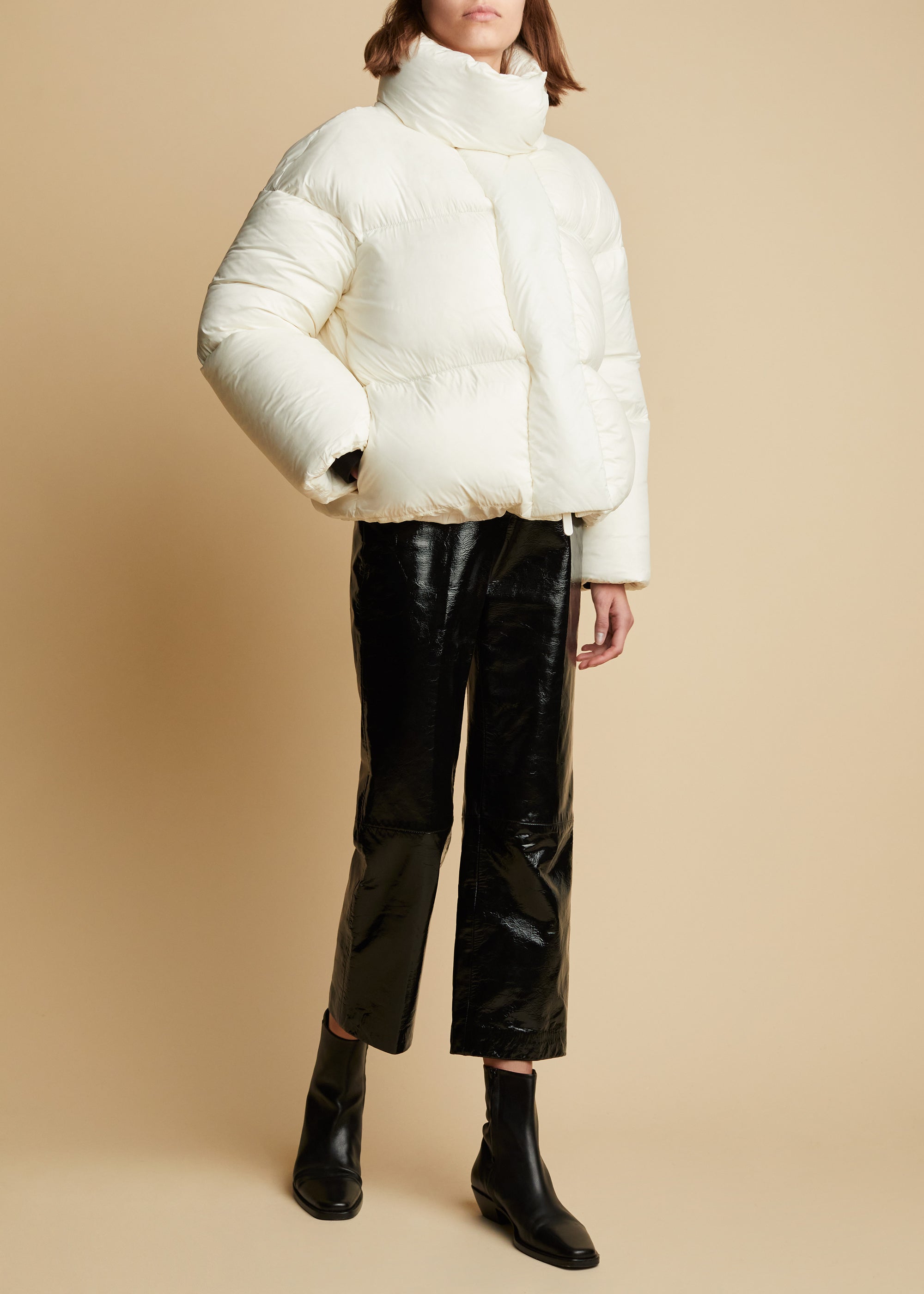 Raphael puffer jacket - Ivory