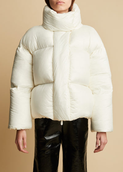 Raphael puffer jacket - Ivory