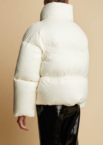 Raphael puffer jacket - Ivory