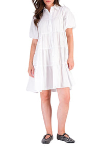 1 QTY NEW ROBE COURTE BRODERIE ANGLAISE