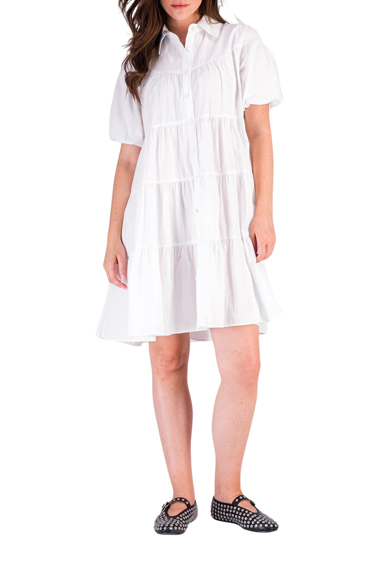 1 QTY NEW ROBE COURTE BRODERIE ANGLAISE