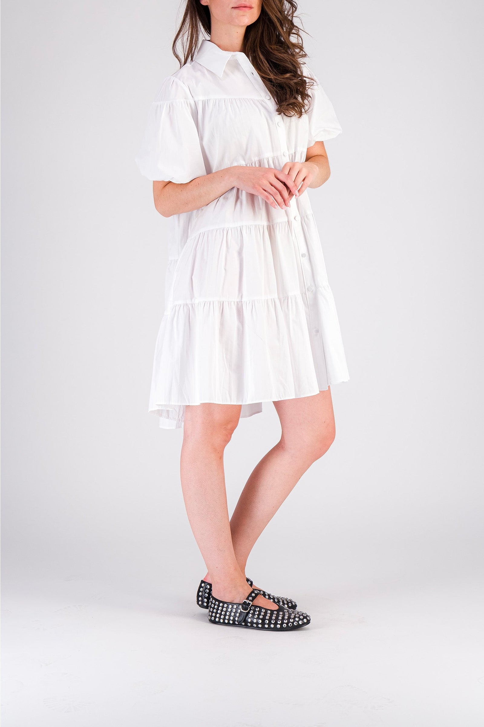 1 QTY NEW ROBE COURTE BRODERIE ANGLAISE