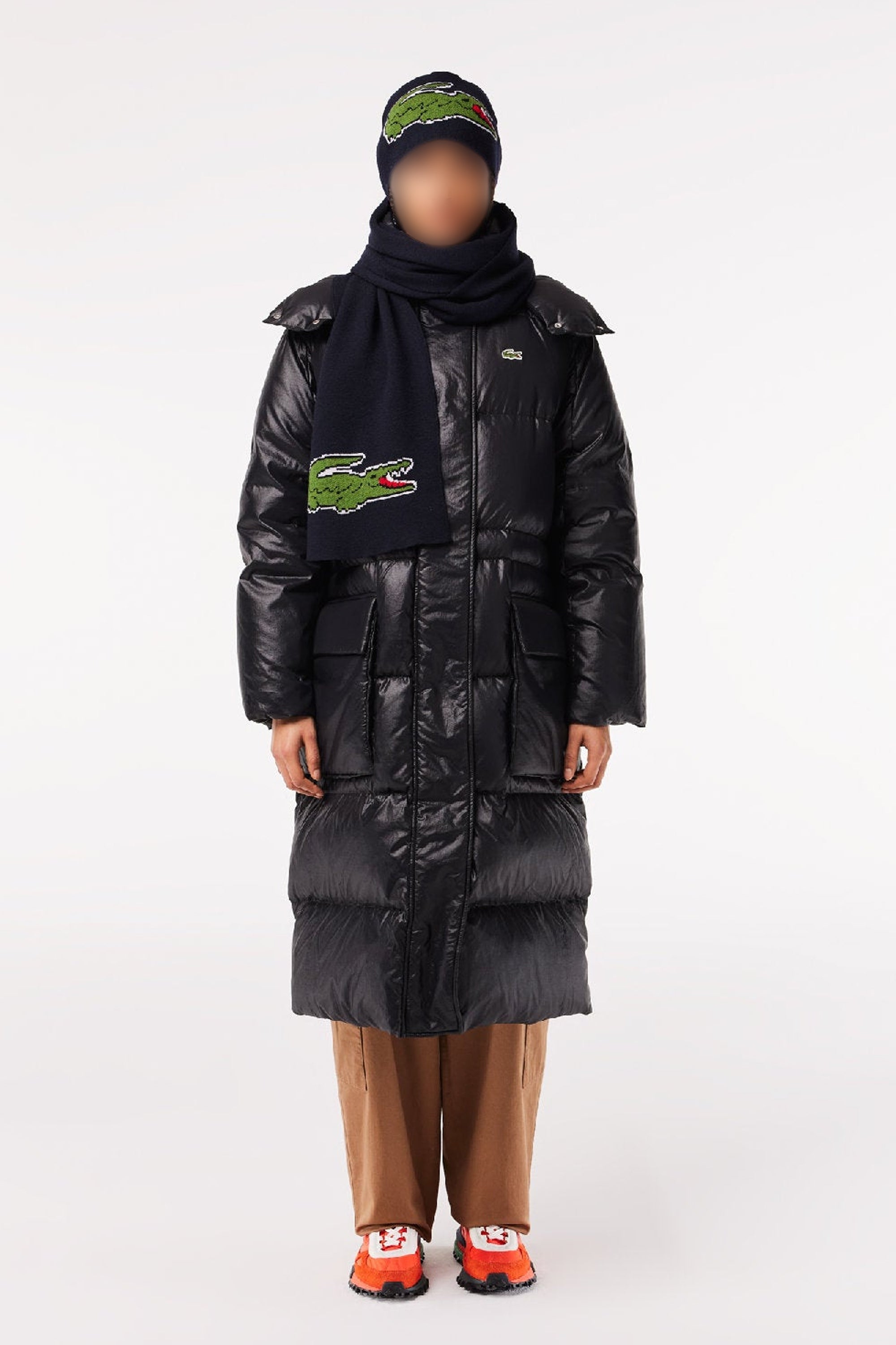 Bonnet et écharpe avec motif en laine - Abîmes