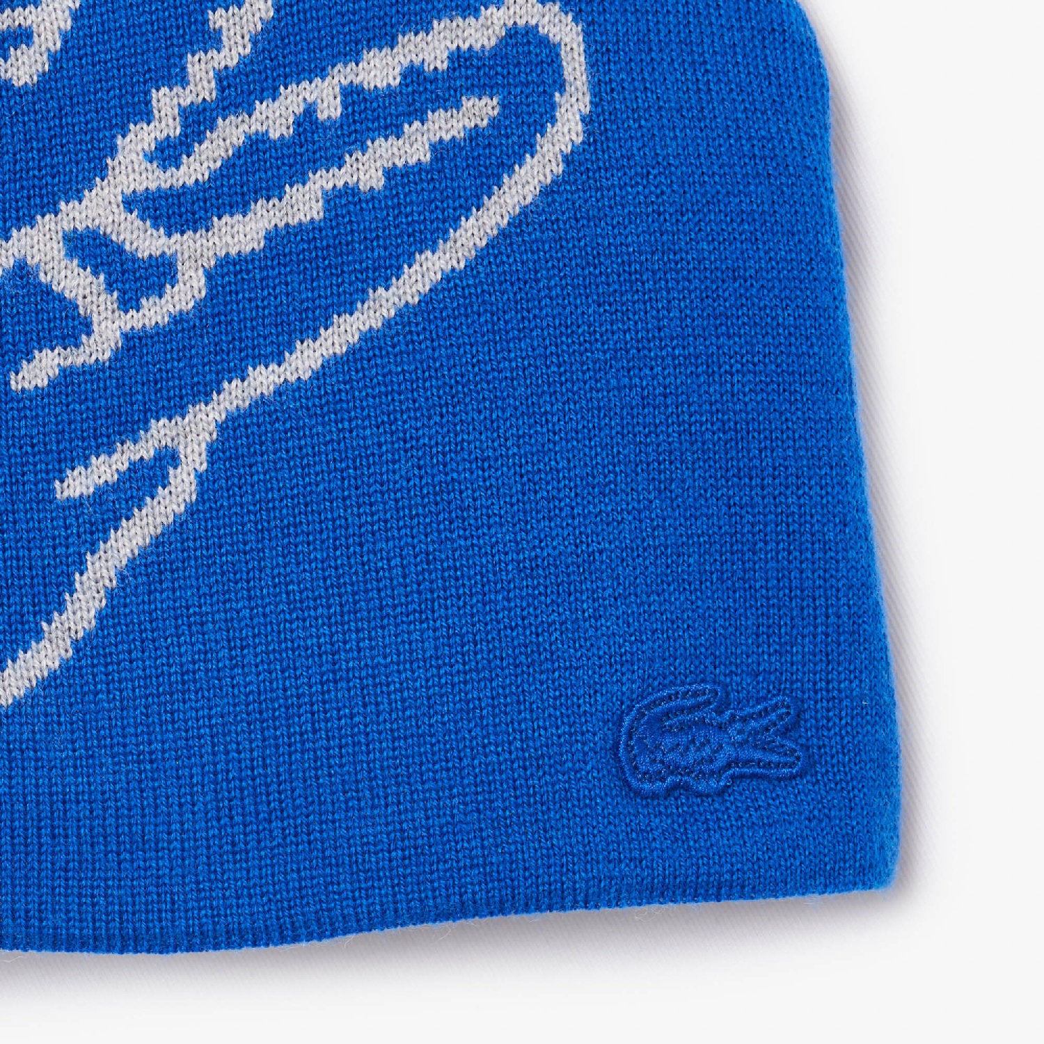 Wool jacquard hat - Lazuli & Argent