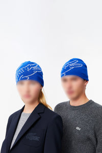 Wool jacquard hat - Lazuli & Argent