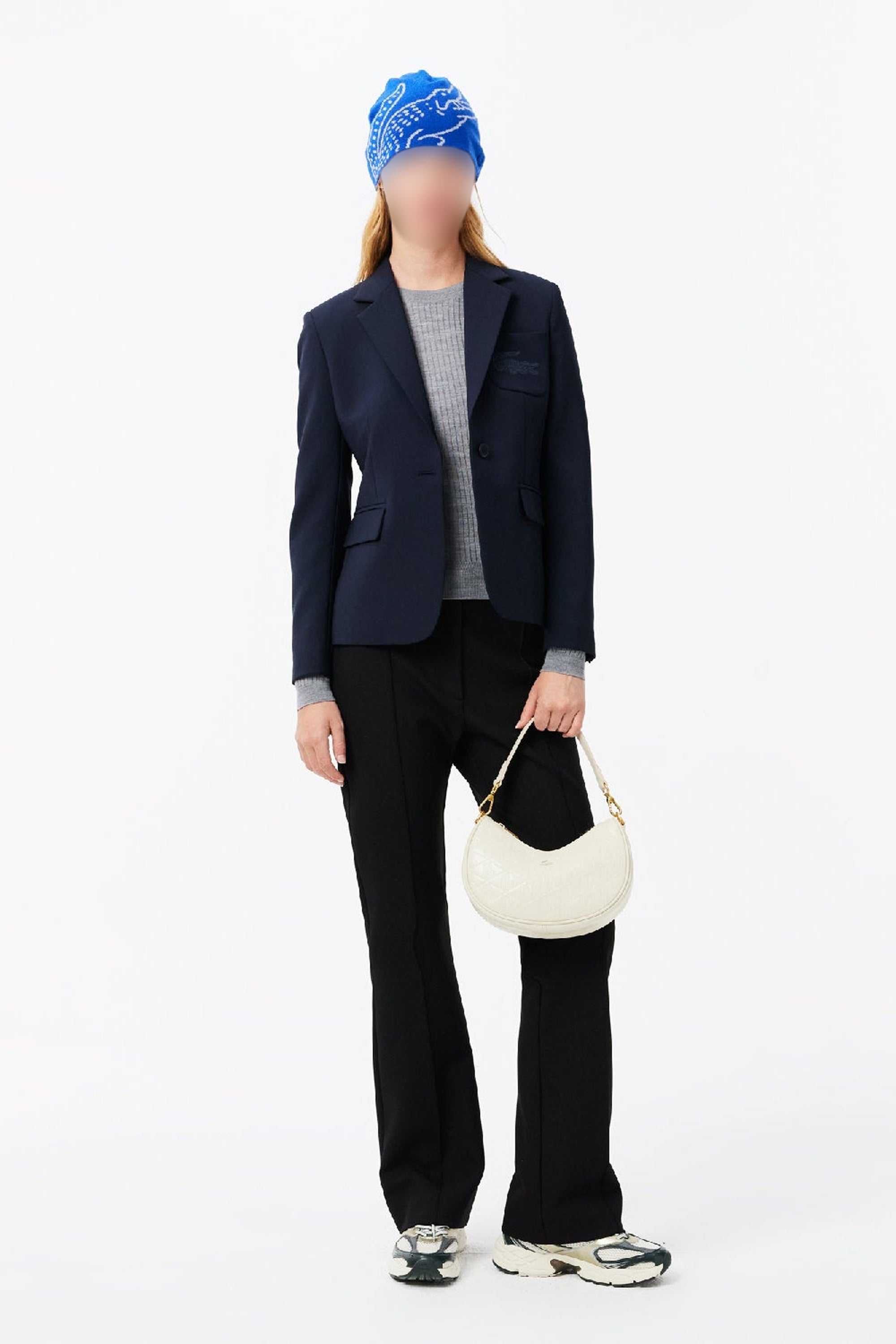 Wool jacquard hat - Lazuli & Argent